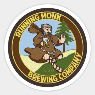 Running Monk Brewing Co Sticker